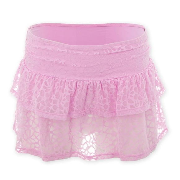 Celebrity Pink Lavender Lace Skirt Swimwear Cover
Up (Lavender) - Picture 1 of 3